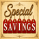 SPECIAL SAVINGS (image for) SPECIAL SAVINGS